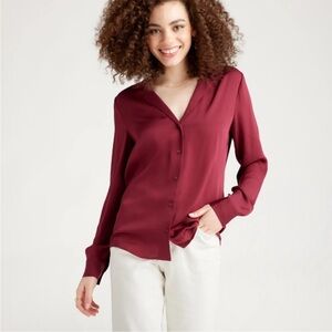 Quince silk blouse